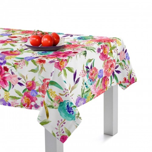 Tablecloth HappyFriday Pink bloom Multicolour 150 x 150 cm image 1