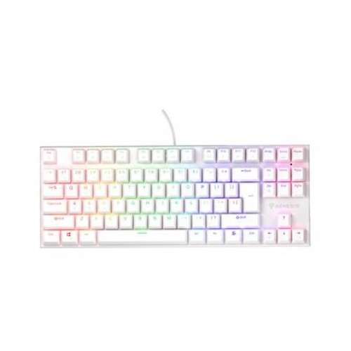 Genesis THOR 303 | Mechanical Gaming Keyboard | Wired | US | White | USB Type-A | Outemu Peach Silent image 1