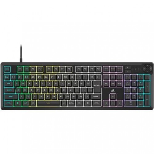 Corsair K55 CORE RGB | Gaming keyboard | Wired | NA | Black | USB 2.0 Type-A image 1