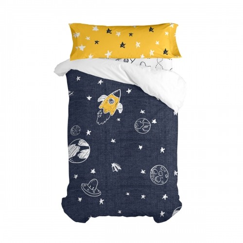 Комплект чехлов для одеяла HappyFriday Mr Fox Starspace  Разноцветный 80/90 кровать 2 Предметы image 1