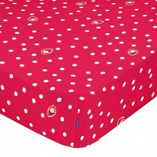 Fitted sheet HappyFriday MR FOX Red Multicolour 60 x 120 x 14 cm image 1