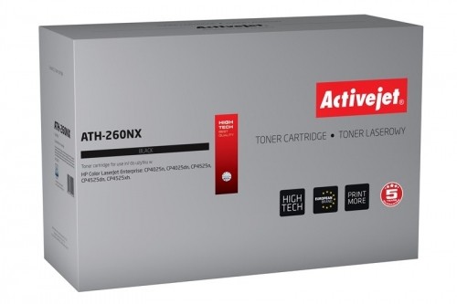 Activejet ATH-260NX toner (replacement for HP CE260X; Supreme; 17000 pages; black) image 1