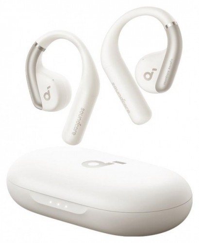 Słuchawki bezprzewodowe Soundcore o otwartej konstrukcji AeroFit Białe image 1