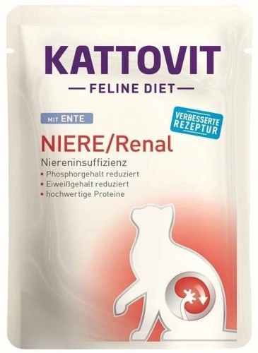 KATTOVIT NIERE/RENAL Kaczka 85g dla kota image 1