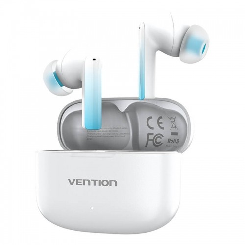 Wireless earphones, Vention, NBIW0, Elf Earbuds E04 (white) image 1
