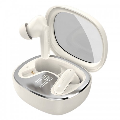 Wireless earphones, Vention, NBMN0, Earbuds Air A01 (beige) image 1