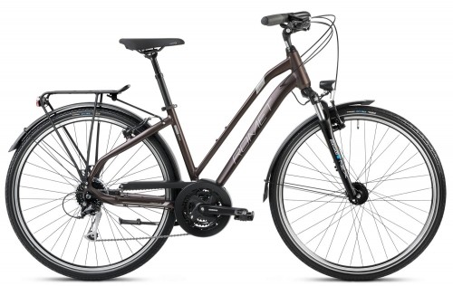 Bicycle Romet Gazela 7 2024 dark brown-grey-17" / M image 1
