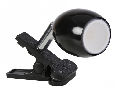 Besk Galda lampa 1.6W LED ar klipsi melna image 1
