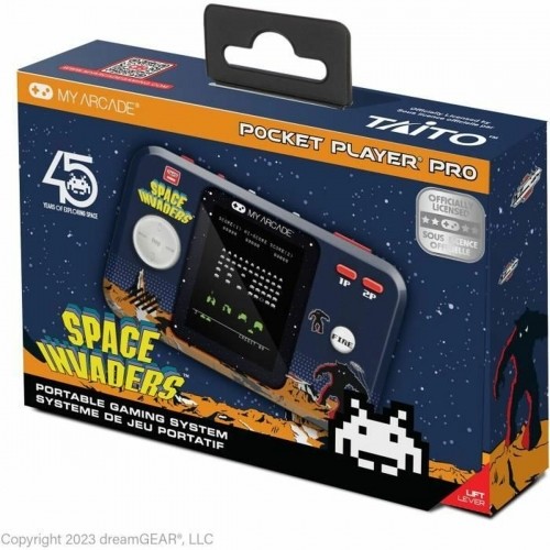 Pārnēsājama Spēļu Konsole My Arcade Pocket Player PRO - Space Invaders Retro Games image 1