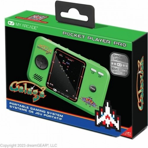 Portable Game Console My Arcade Pocket Player PRO - Galaga Retro Games Green image 1