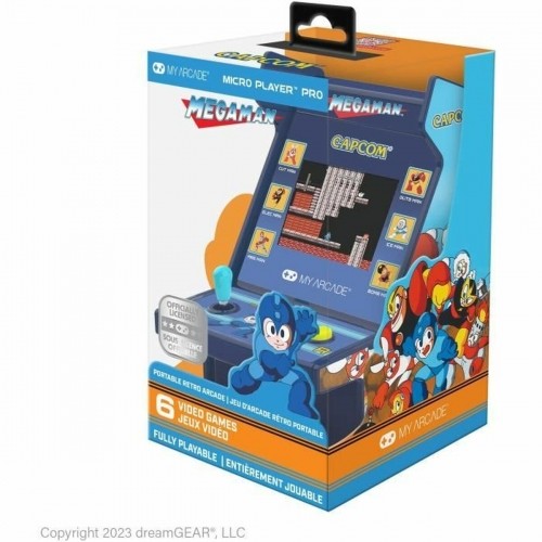 Portable Game Console My Arcade Micro Player PRO - Megaman Retro Games Blue image 1