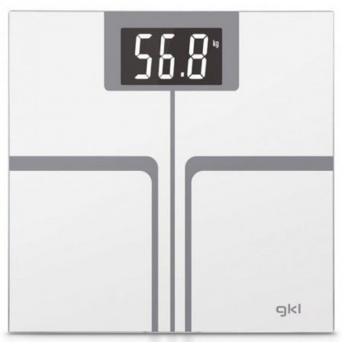 Цифровые весы для ванной GKL FITMAX WHITE 200 kg Белый полиэстер image 1