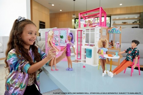 Mattel Barbie Vacation House Doll and Playset image 1