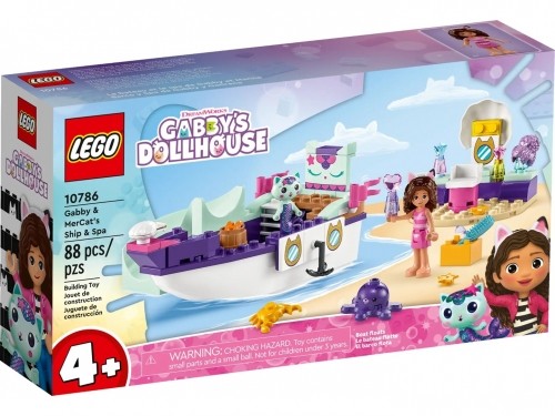 LEGO GABBY'S DOLLHOUSE 10786 GABBY & MERCAT'S SHIP & SPA image 1