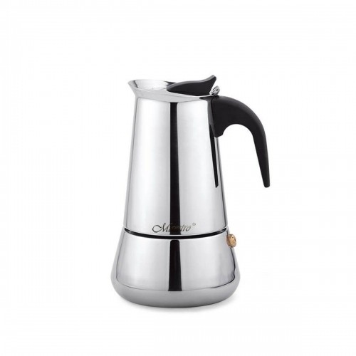 Italian Coffee Pot Feel Maestro MR-1660-6 Black Silver Stainless steel 18/10 300 ml 6 Cups image 1