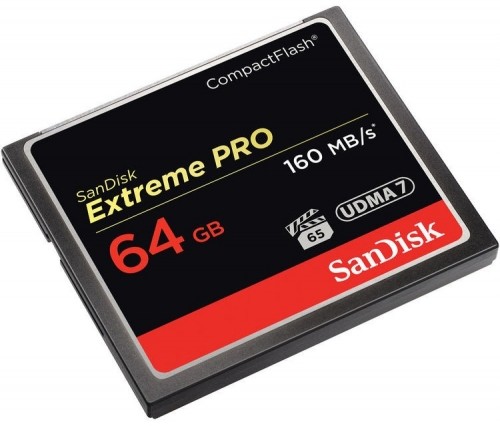 Sandisk карта памяти CF 64GB ExtremePro 160MB/s image 2