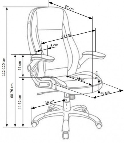 SATURN chair color: grey image 2