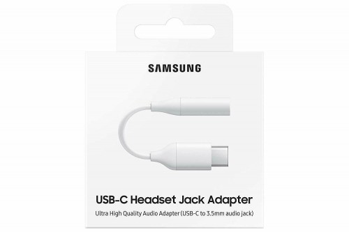 Samsung EE-UC10JUWEGWW 3.5 mm uz USB-C Audio Adapteris Telefoniem Balts (EU Blister) image 2