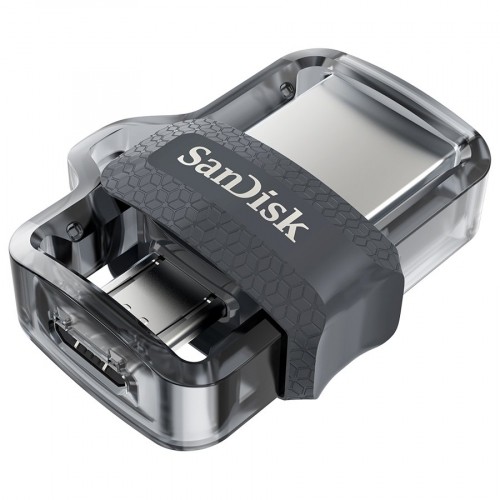 SanDisk Ultra Dual Drive m3.0 128GB Grey & Silver; EAN: 619659149697 image 2