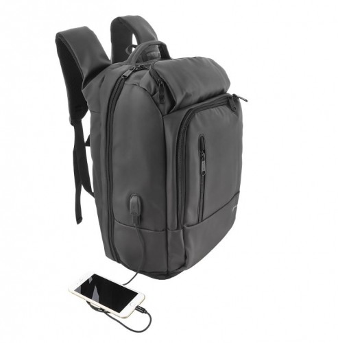 Tellur 17.3 Notebook Backpack Business XL, USB port, black image 2