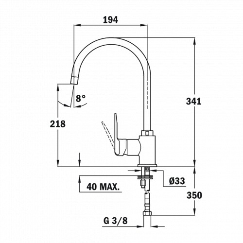 Sink Tap Teka IN915 image 2