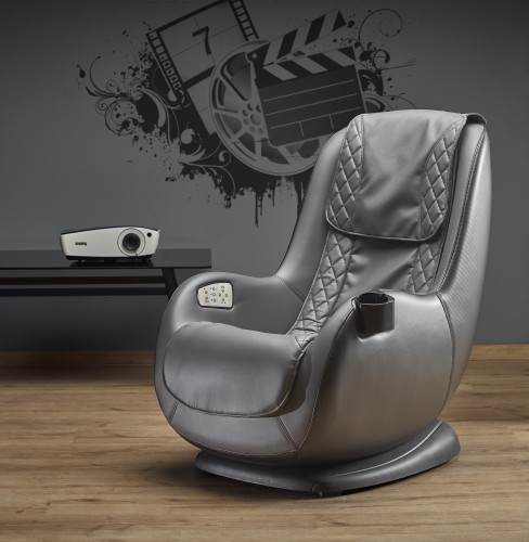 Halmar DOPIO massage chair, color: dark grey / grey image 2