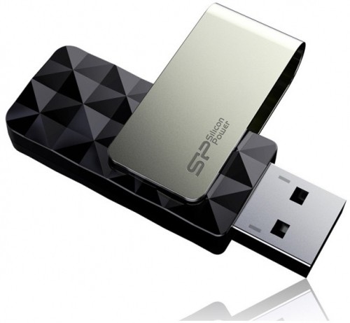 Silicon Power флешка 32GB Blaze B30 USB 3.0, черный image 2