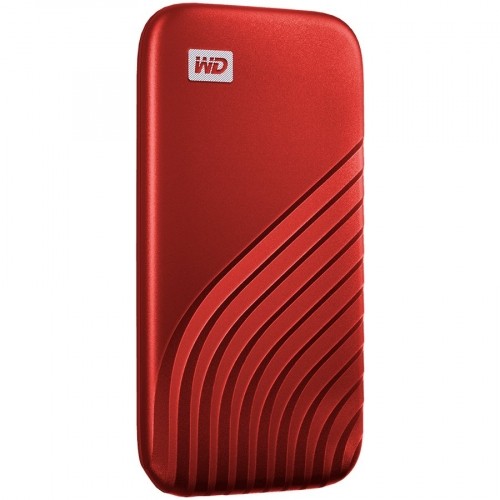Sandisk WD My Passport External SSD 1TB USB 3.2, Red, 1050MB/s Read, 1000MB/s Write, PC & Mac Compatiable image 2