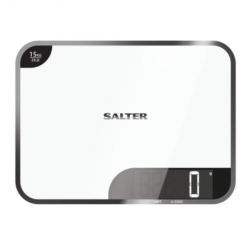 Salter 1079 WHDR 15kg Max Chopping Board Digital Kitchen Scale - White image 2