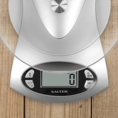 Salter 1069 SVDR 5KG Electronic Kitchen Scale - Silver image 2