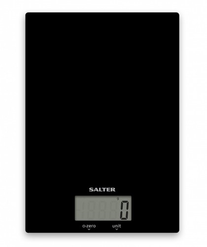 Salter 1170 BKDR Ultra Slim Glass Digital Kitchen Scale - Black image 2