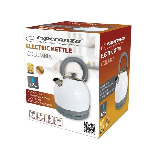 Esperanza EKK034W Electric kettle 1.8L 2200W image 2