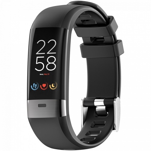 Canyon Smart Band, colorful 0.96inch TFT, ECG+PPG function,  IP67 waterproof, multi-sport mode, compatibility with iOS and android, battery 105mAh, Black, host: 55*19.5*12mm, strap: 18wide*240mm, 24g image 2