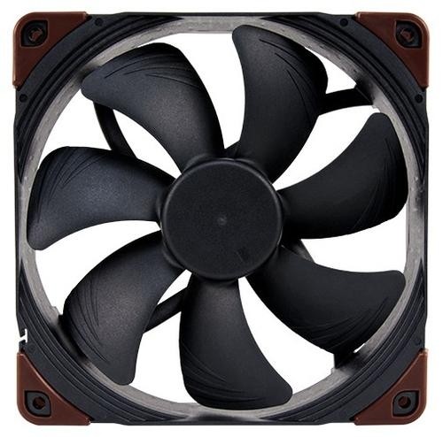 Noctua NF-A14 industrialPPC-2000 Computer case Fan 14 cm Black, Brown image 2