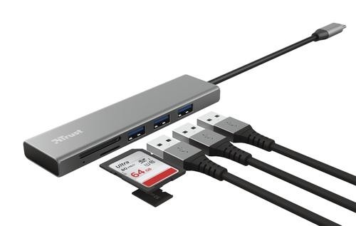 Trust Halyx USB 3.2 Gen 1 (3.1 Gen 1) Type-C 104 Mbit/s Aluminium image 2