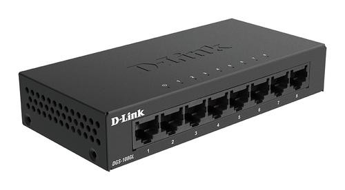 D-Link DGS-108GL Unmanaged Gigabit Ethernet (10/100/1000) Black image 2