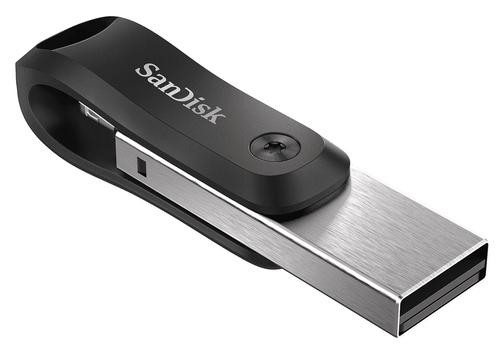 SanDisk iXpand USB flash drive 64 GB USB Type-A / Lightning 3.2 Gen 2 (3.1 Gen 2) Black, Silver image 2