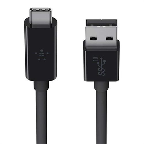 Belkin USB-A - USB-C, 0.9m USB cable USB 3.2 Gen 2 (3.1 Gen 2) USB A USB C Black image 2