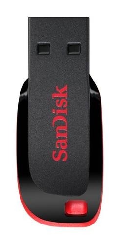SanDisk Cruzer Blade USB flash drive 128 GB USB Type-A 2.0 Black, Red image 2