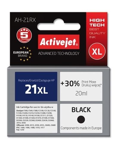 Activejet ink for Hewlett Packard No.21XL C9351A image 2