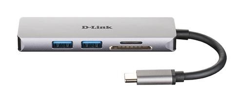 D-Link DUB-M530 notebook dock/port replicator Wired USB 3.2 Gen 1 (3.1 Gen 1) Type-C Aluminium, Black image 2