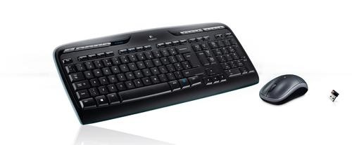 Logitech MK330 keyboard RF Wireless QWERTY US International Black image 2