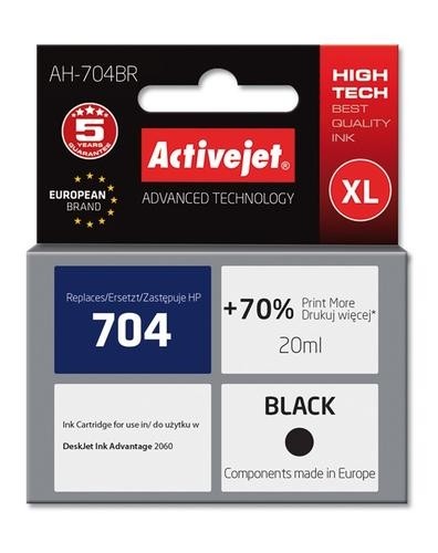 Activejet ink for Hewlett Packard No.704 CN692AE image 2