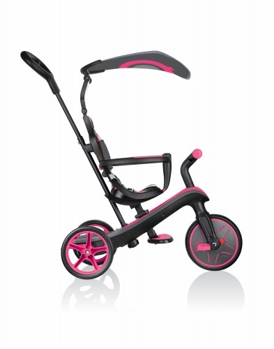 GLOBBER trīsritenis Trike Explorer 4in1, pink, 632-110 image 2