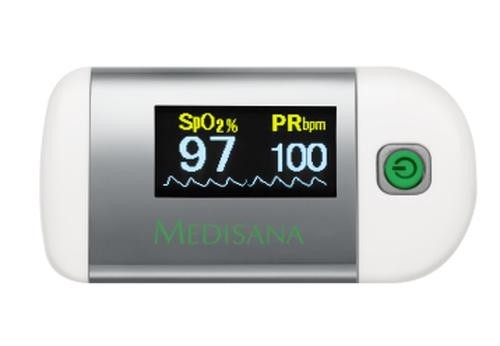 Medisana PM 100 heart rate monitor Finger Silver, White image 2