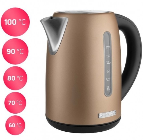 Electric kettle Sencor SWK7707CH, Champagne image 2