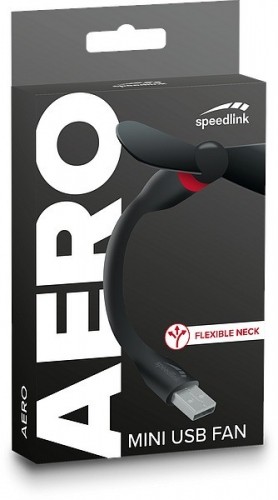 Speedlink USB вентилятор Mini Aero, черный/красный (SL-600500-BKRD) image 2