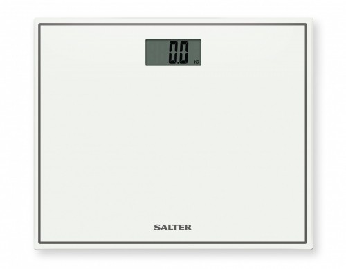 Salter 9207 WH3R Compact Glass Electronic Bathroom Scale - White image 2