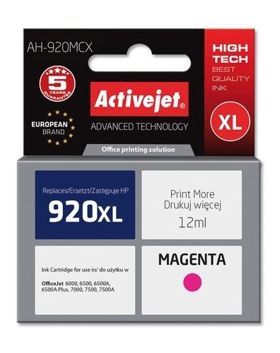 Activejet ink for Hewlett Packard No.920XL CD973AE image 2