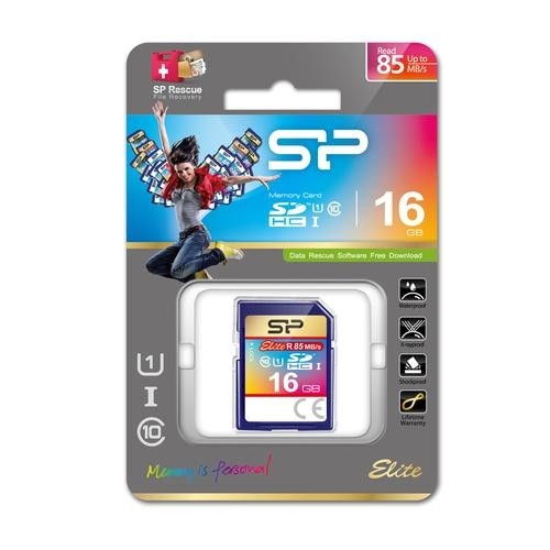 Silicon Power Elite UHS-I, 16GB memory card SDHC Class 10 image 2